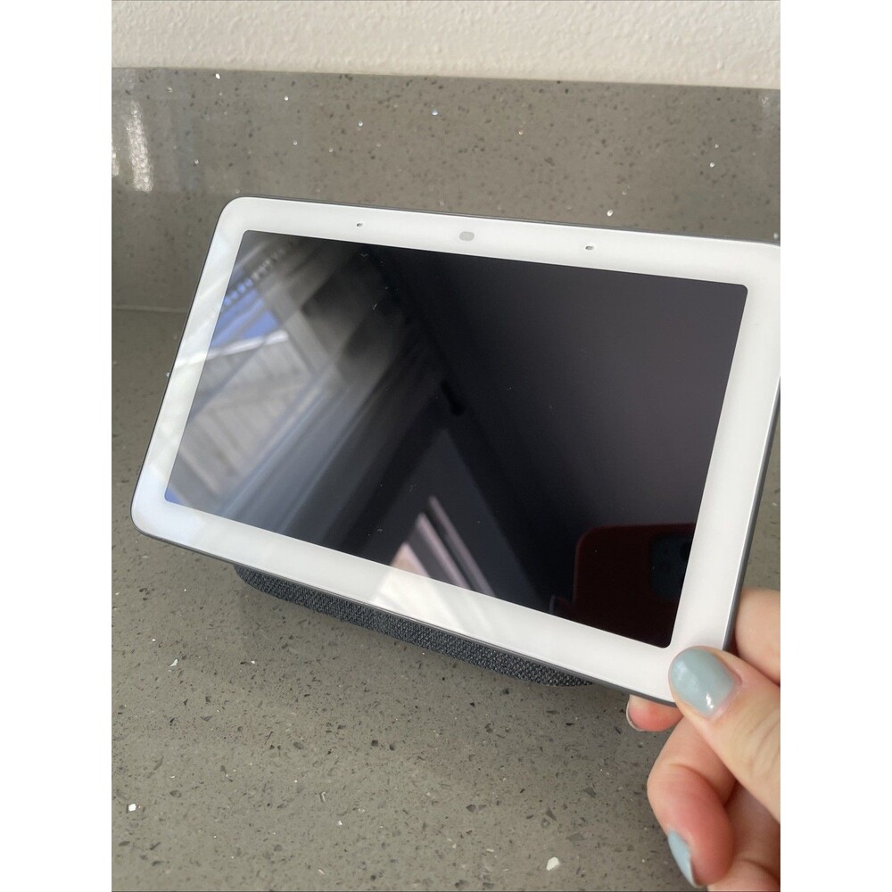 READ! Google Nest Hub 1st Gen Smart Home Assistant H1A no power cord Untested